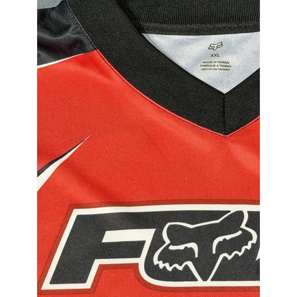 Fox Racing HC Motocross Jersey XXL Red Black NWT MX Dirt Bike Certificate - Picture 6 of 6